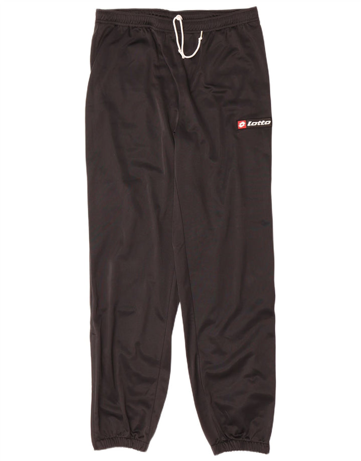 Pantaloni de trening pentru bărbați Lotto Joggeri mari, negri