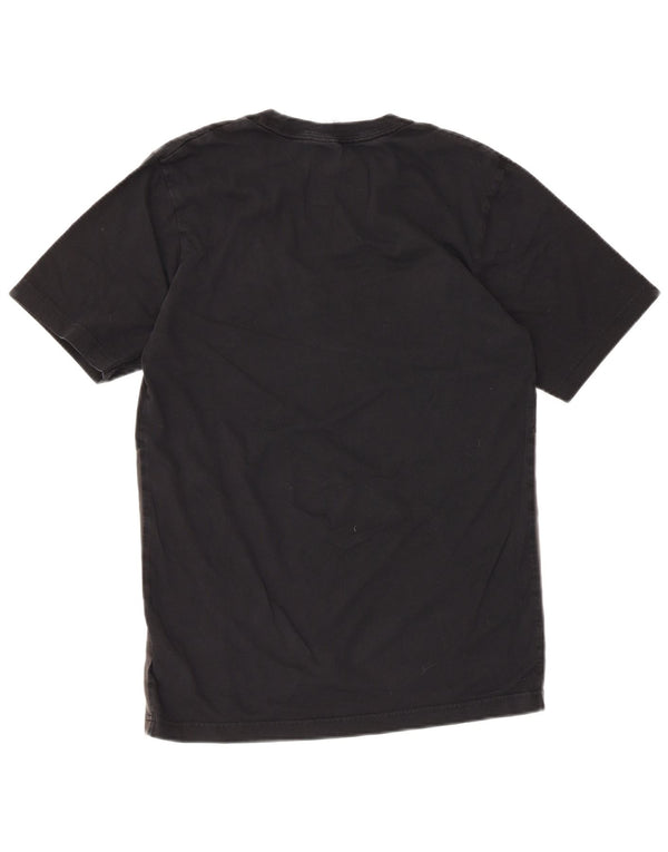 Tricou grafic pentru bărbați NIKE Top mic, negru, color block, bumbac