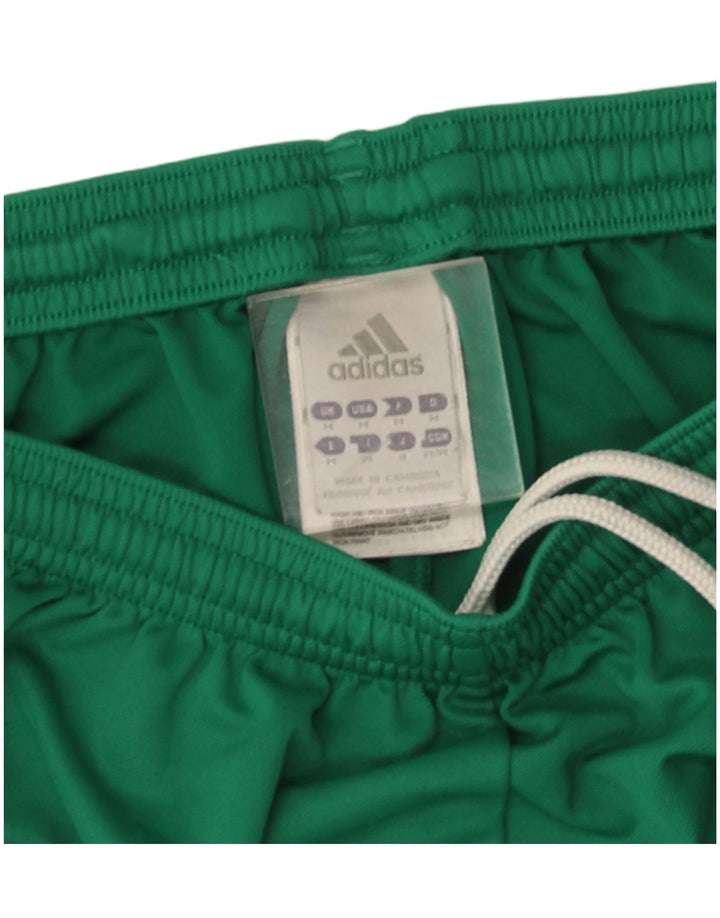 Pantaloni scurți sport pentru bărbați Adidas Climalite, poliester verde mediu