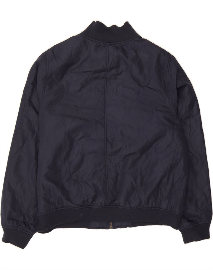 MOSSIMO Mens Bomber Jacket UK 42 XL Navy Blue Polyester Vintage Mossimo and Second-Hand Mossimo from Messina Hembry 