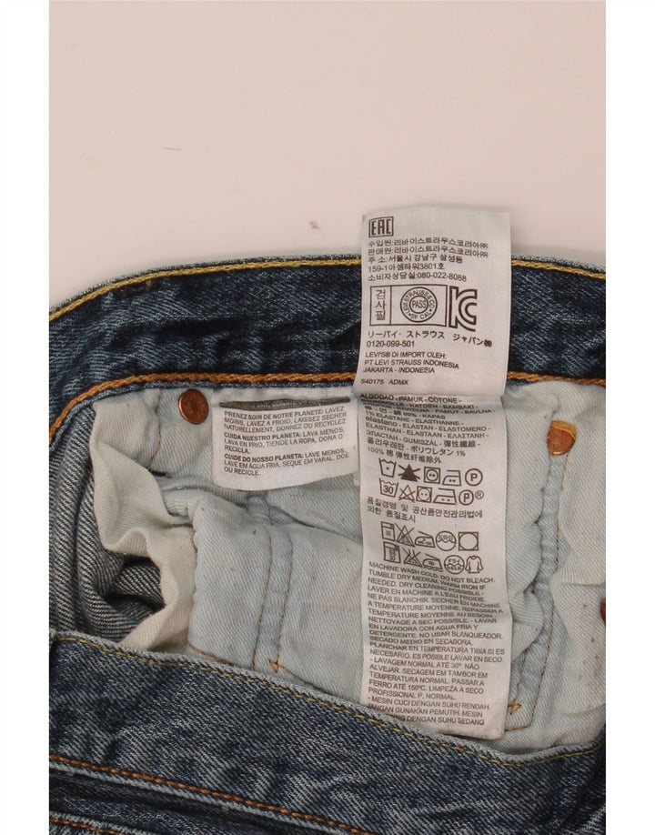 Blugi drepti pentru bărbați Levi's 501 W32 L30 Bumbac albastru