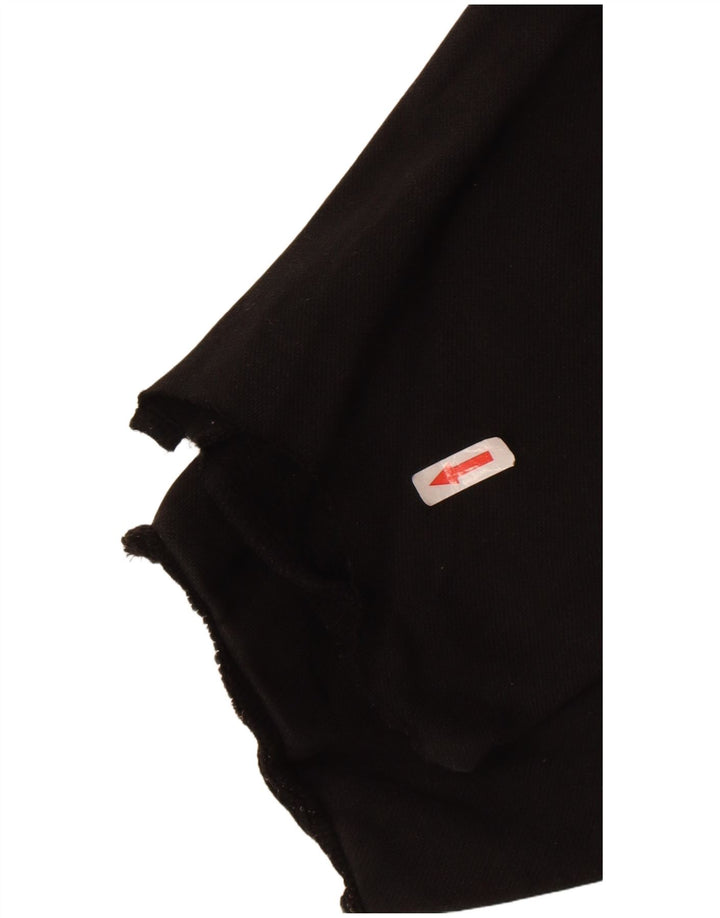 Pantaloni de trening Puma pentru bărbați, bumbac mediu negru