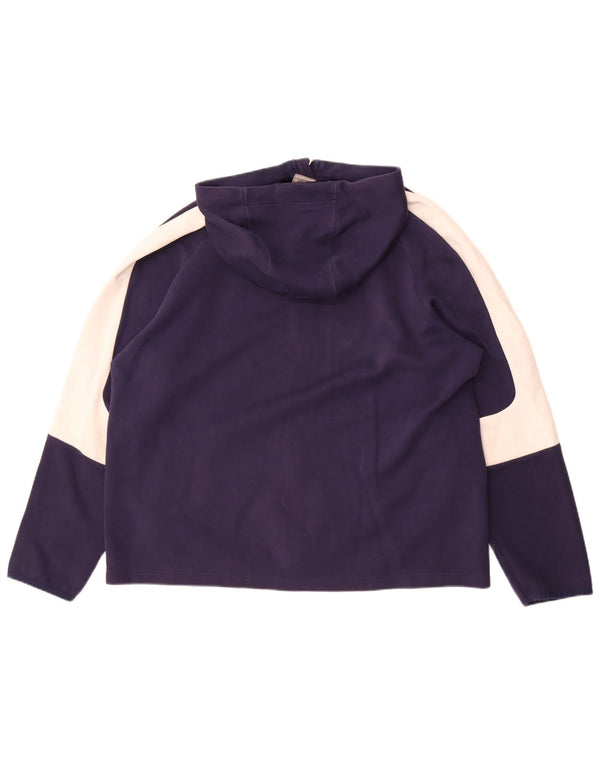 Pulover Puma pentru bărbați, cu fermoar, 2XL, bumbac color block, albastru bleumarin