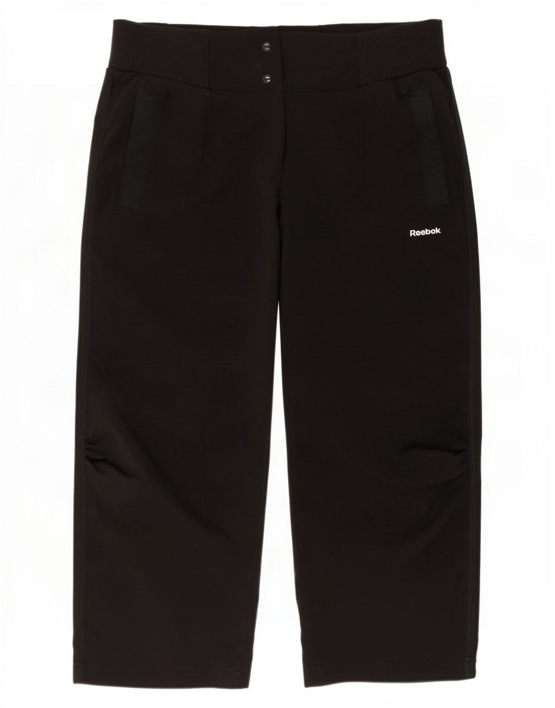Bermude Reebok pentru femei UK 12 Medium W30 Poliester negru