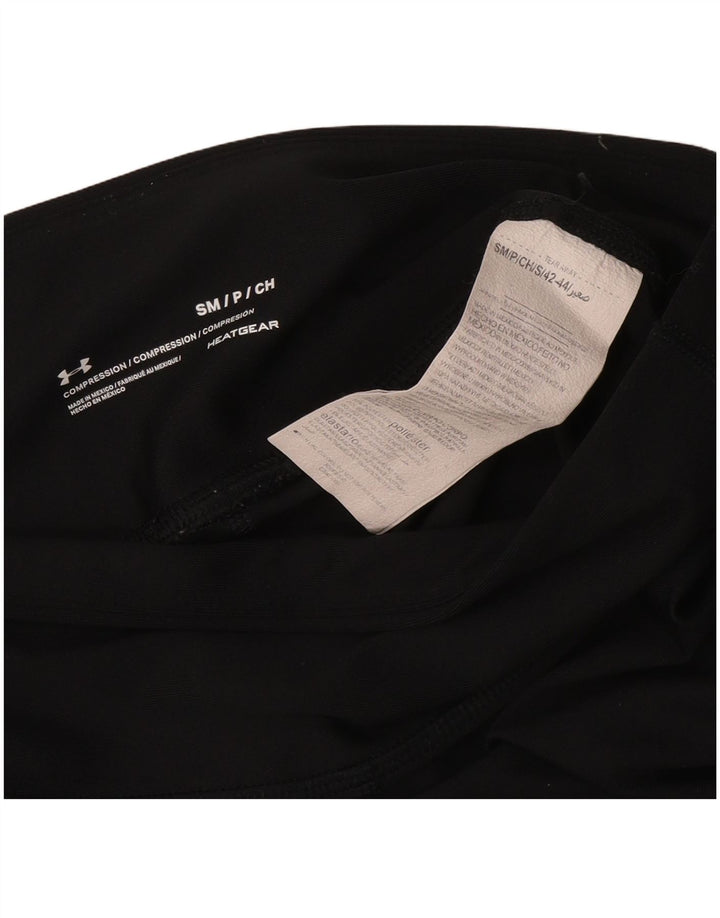 Leggings Under Armour pentru femei Heat Gear UK 10, poliester negru mic