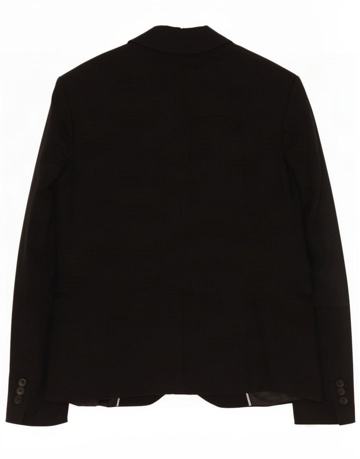 Sacou blazer pentru femei Zara, cu 1 nasture, UK 14, mare, negru