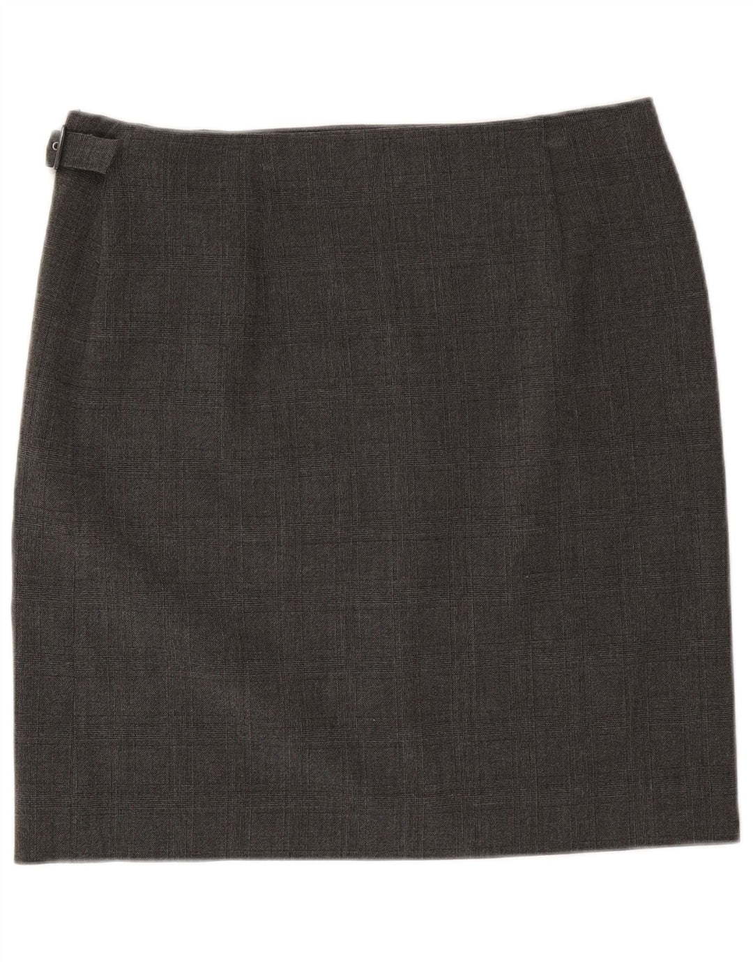 Fusta Wrap pentru femei Armani Jeans US 12 Large W34 Grey Check Poliester