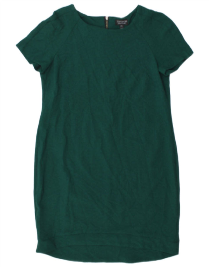 Rochie teacă Topshop pentru femei UK 10 Poliester verde mic