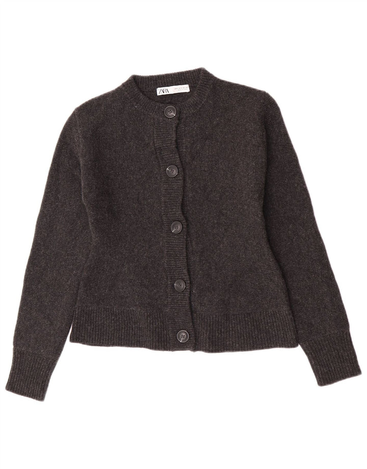 Pulover cardigan pentru femei Zara Marea Britanie 10 Mic Gri Pete