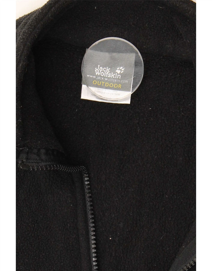 Jack Wolfskin pentru femei Liner Fleece Jacket UK 12/14 Medium Black Poliester