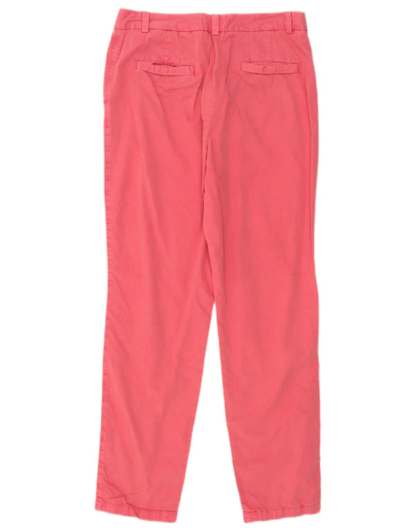 Pantaloni chino subțiri pentru femei Marks & Spencer UK 10 mici L30 L28 bumbac roz