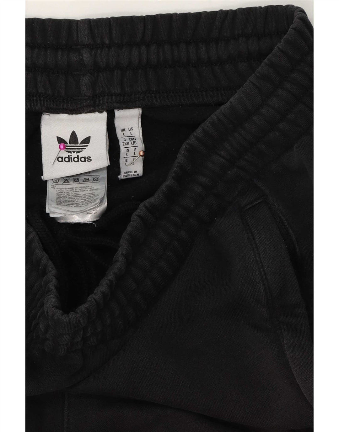 Pantaloni scurți sport pentru bărbați Adidas, mari, negru, bumbac