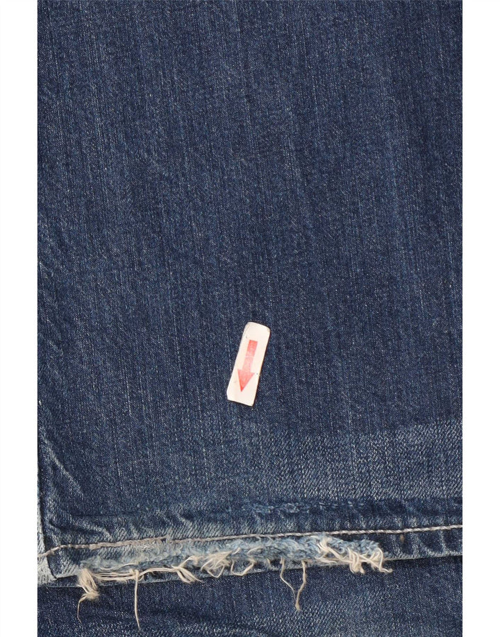 Blugi pentru bărbați Levi's 527 Bootcut W34 L32 Bumbac albastru
