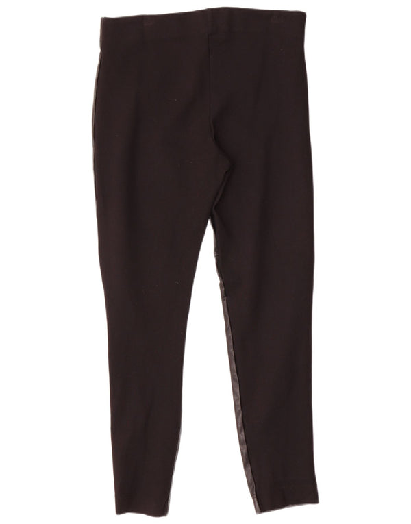 Leggings din piele artificială pentru femei Marks & Spencer UK 14 Poliuretan negru mare