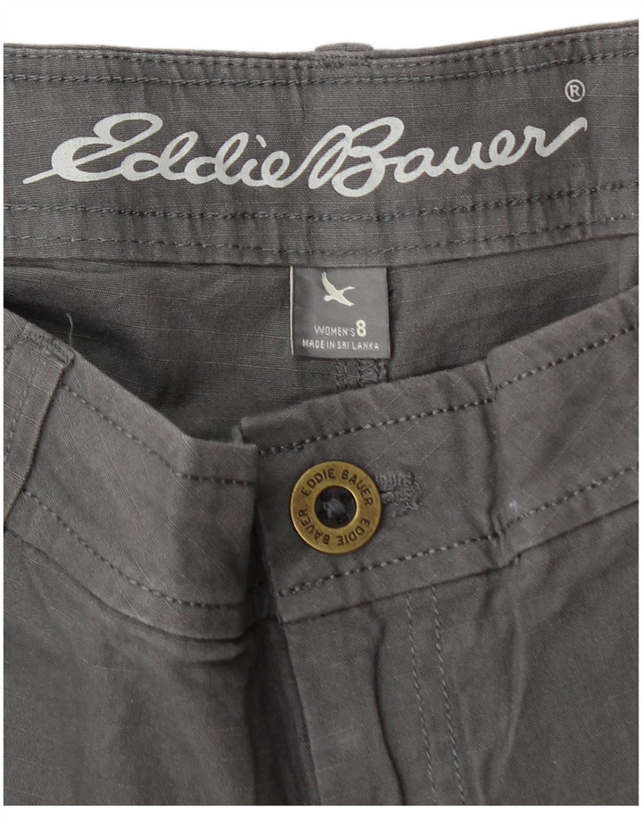 Pantaloni scurti chino pentru femei Eddie Bauer US 8 Medium W32 bumbac gri