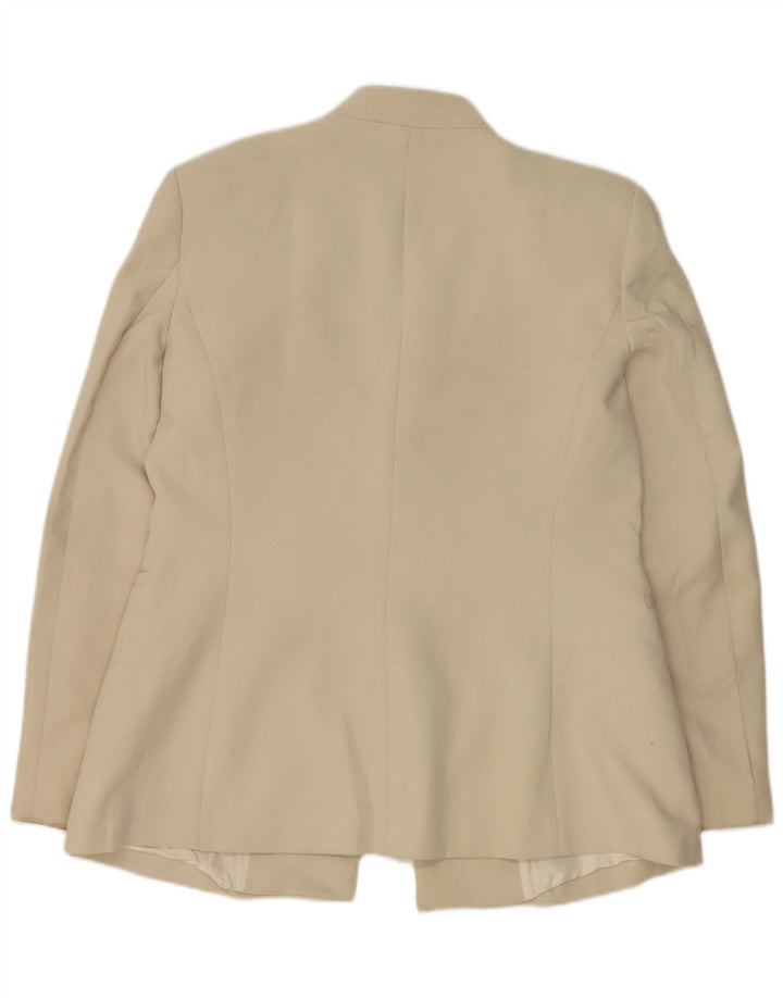 Blazer pentru femei Zara UK 18 XL poliester bej