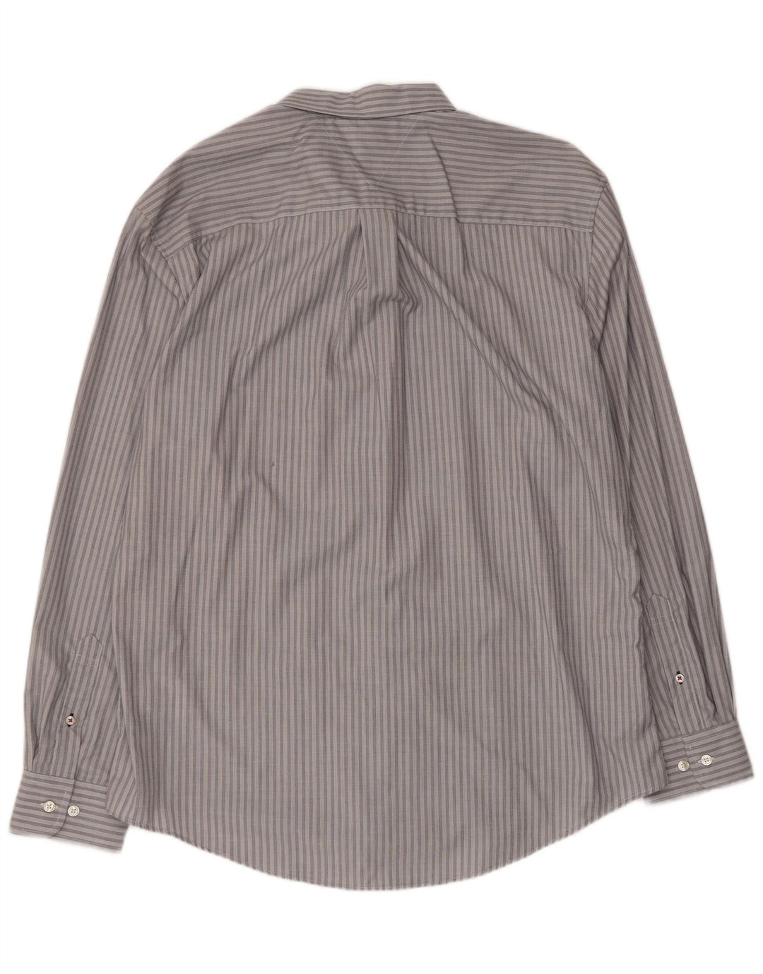 Cămașă pentru bărbați Tommy Hilfiger XL, bumbac cu dungi gri
