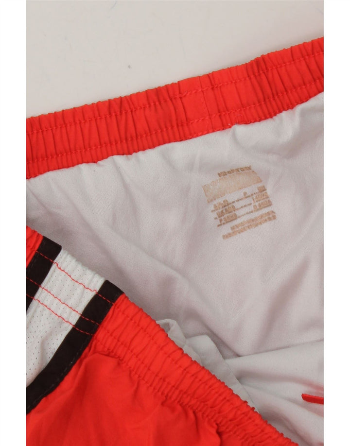 NIKE Womens Sport Shorts UK 10 Small Red Colourblock Polyester Vintage Nike and Second-Hand Nike from Messina Hembry 