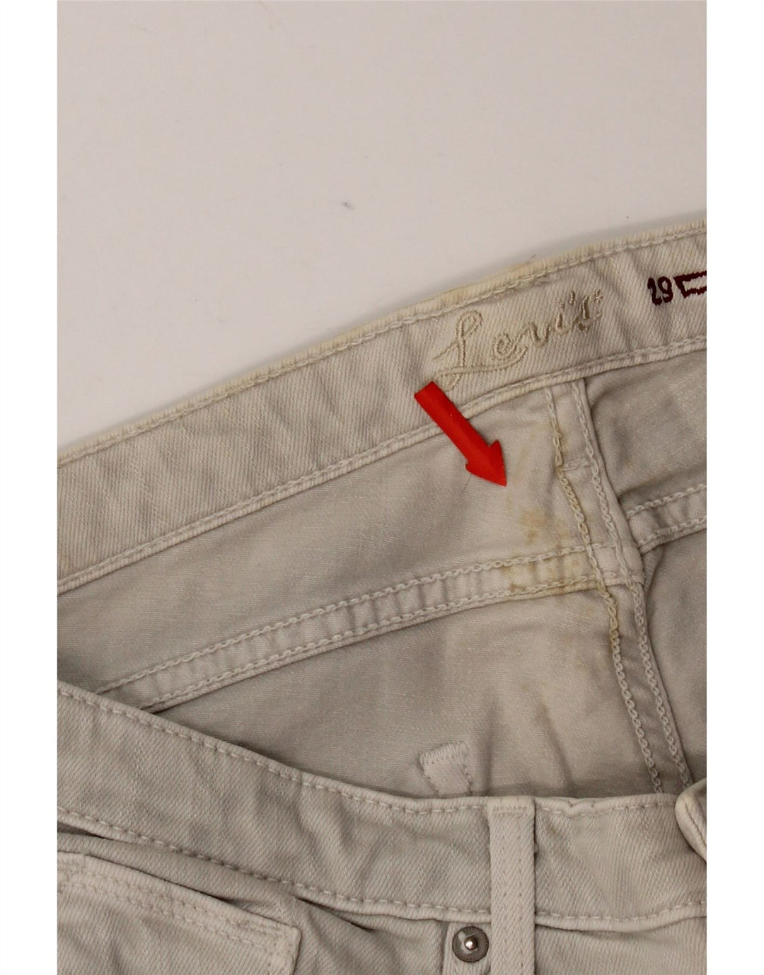 Blugi skinny pentru femei Levi's W29 L34 bumbac gri