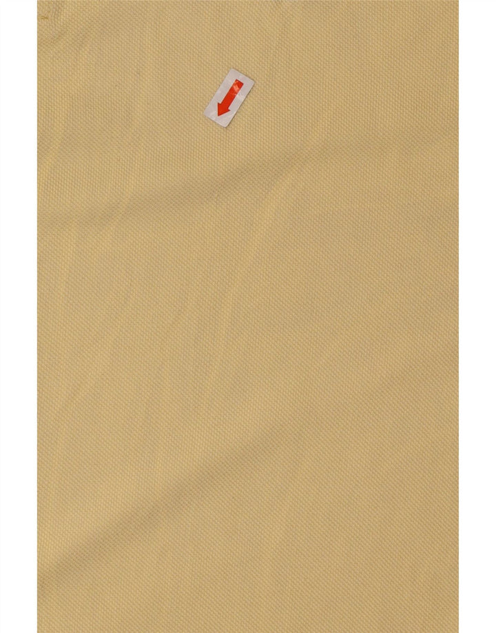 MARLBORO CLASSICS Tricou polo pentru bărbați din bumbac galben mare