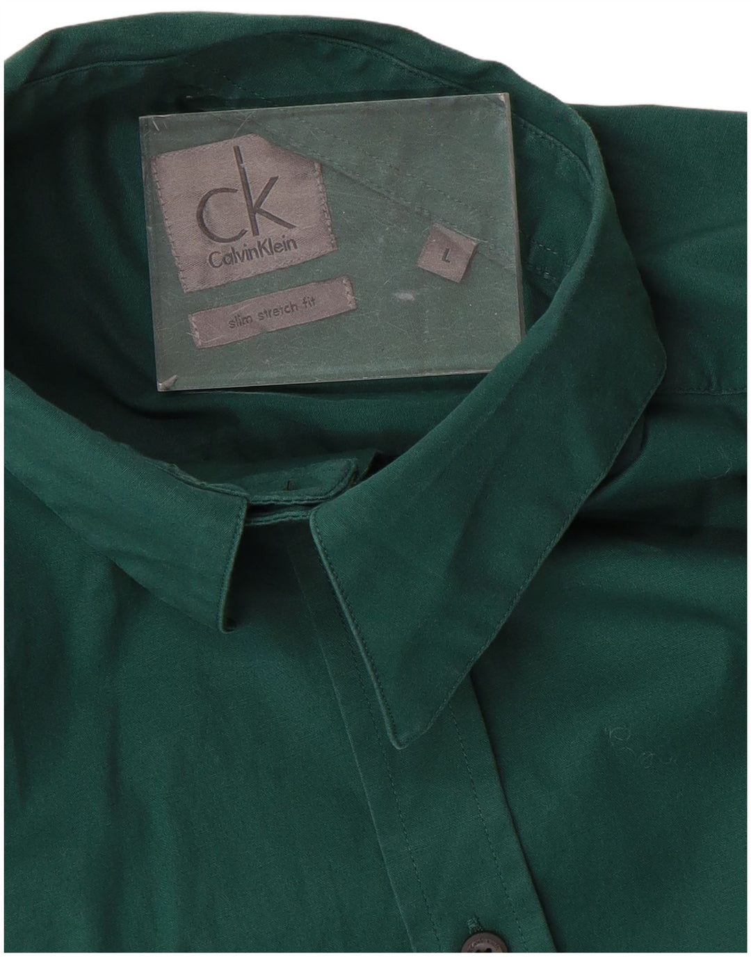 Cămașă Slim Fit CALVIN KLEIN pentru bărbați, verde mare