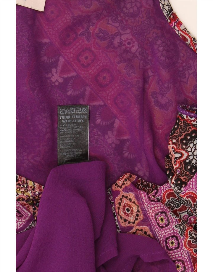 Rochie de soare pentru femei Marks & Spencer UK 16, mare, multicolor, din poliester floral