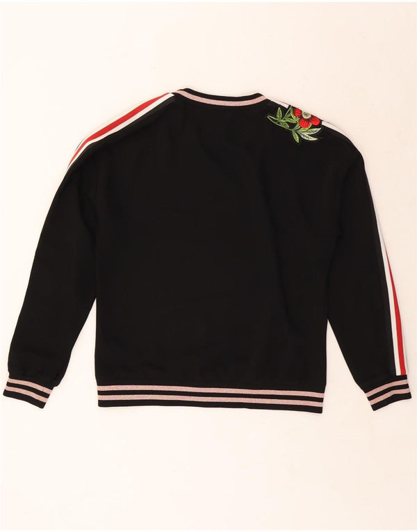 Pulover pentru damă TED BAKER Pulover UK 14 Mediu Negru Floral Poliester