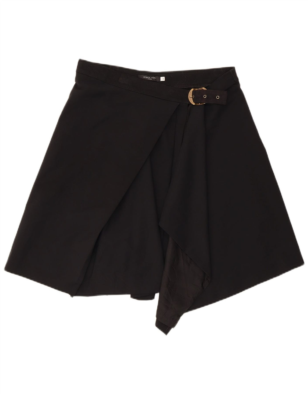 Fusta Wrap Femei ANGELA MELE IT 44 Medium W30 Lână Neagră