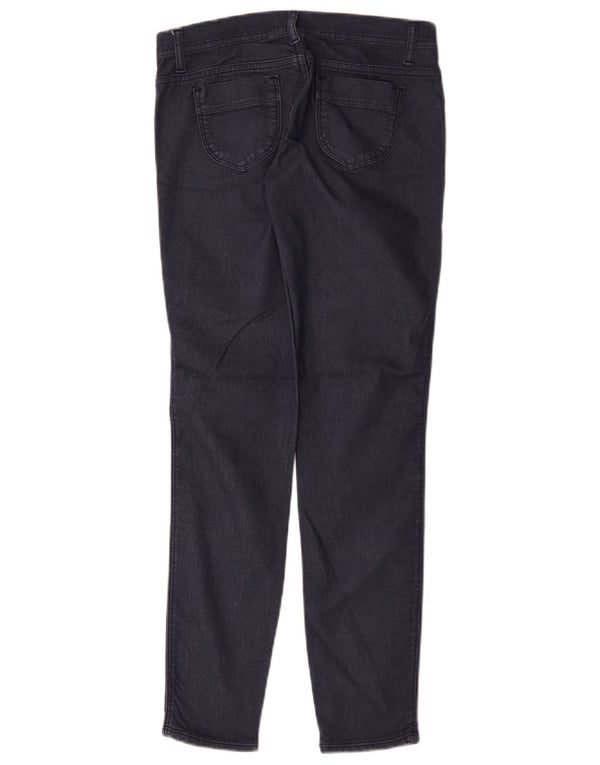 Jeans jegging fete Benetton 11-12 ani W26 L28 bleumarin bumbac