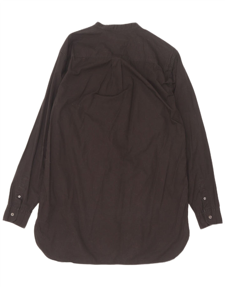 Cămașă pentru bărbați All Saints, bumbac mediu negru