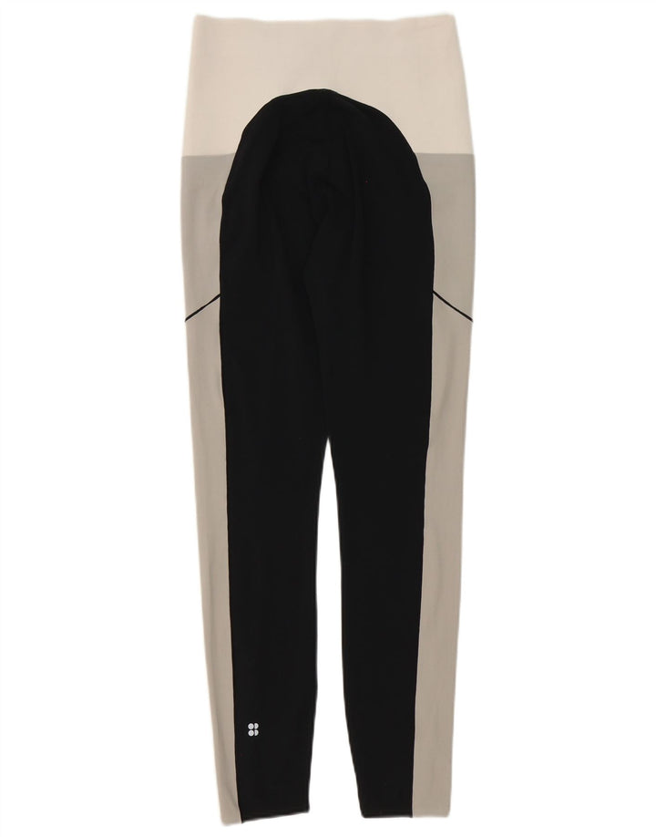 Leggings pentru femei Sweaty Betty UK 8, negru, poliester color bloc