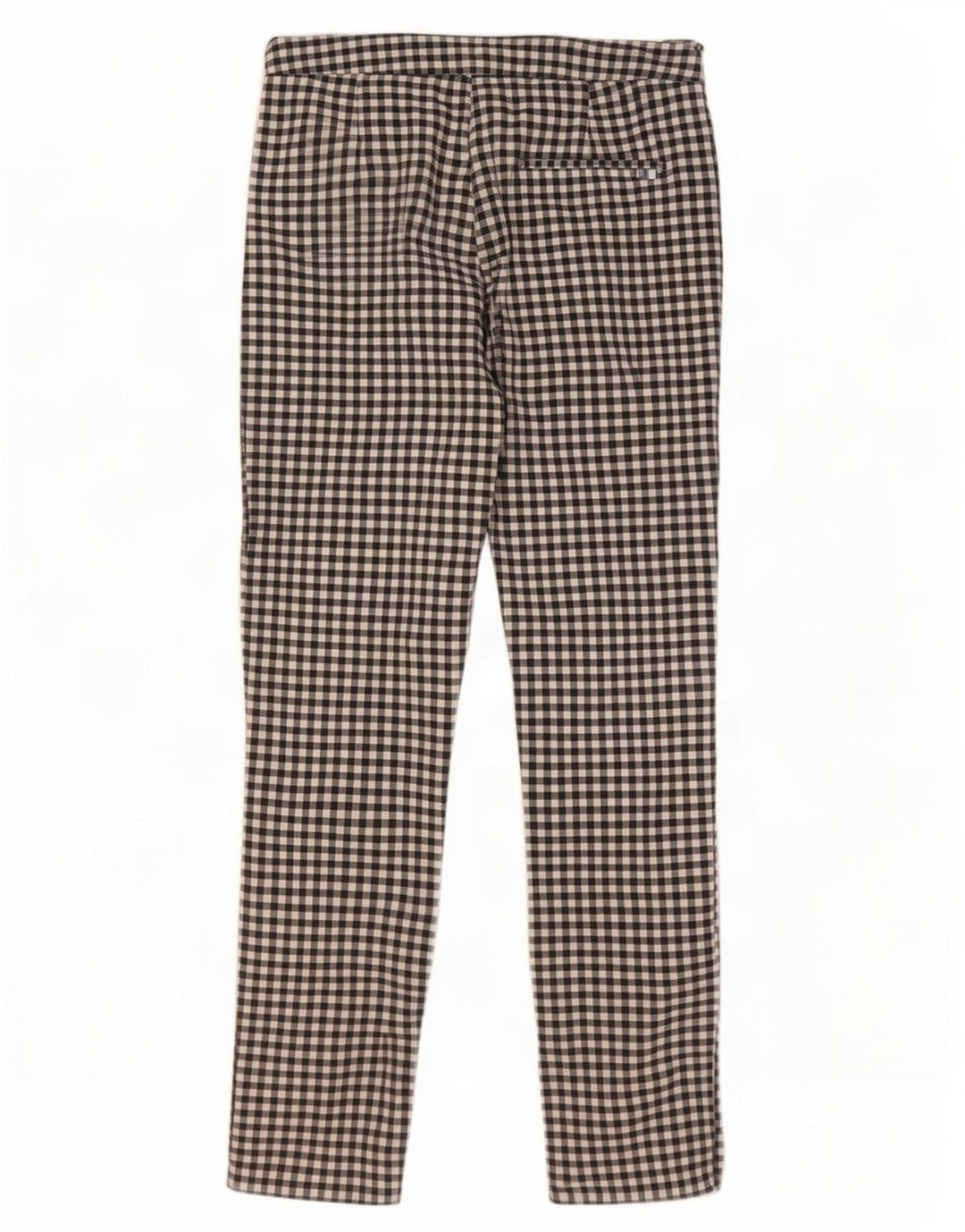 Pantaloni tăiați pentru femei Zara, slim, L28 L26, bumbac negru