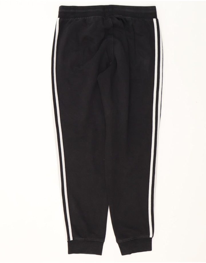 Pantaloni de trening pentru bărbați Adidas Pantaloni de jogging, bumbac mediu negru