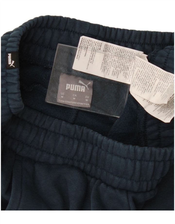 Pantaloni de trening Puma pentru bărbați Pantaloni de jogging, bumbac mediu albastru bleumarin