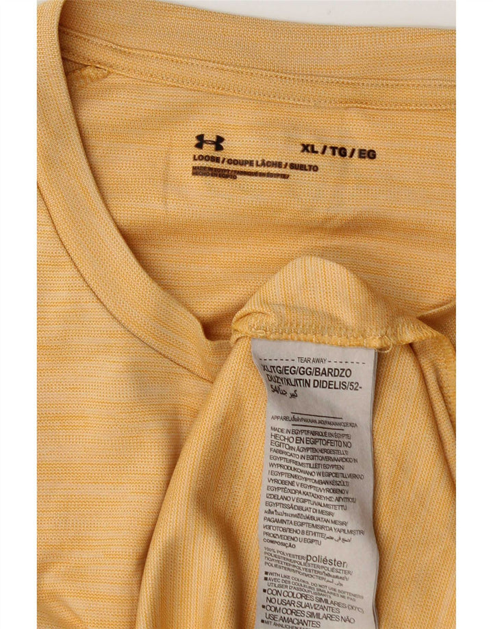 Tricou Under Armour pentru bărbați Top XL Galben Poliester