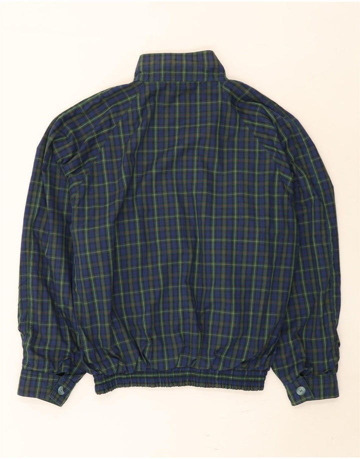 Jachetă reversibilă vintage pentru bărbați UK 38 Poliester verde mediu