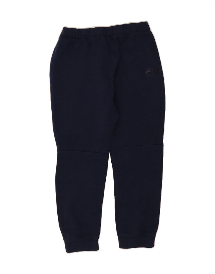 FILA Mens Tracksuit Trousers Joggers Small Navy Blue Vintage Fila and Second-Hand Fila from Messina Hembry 