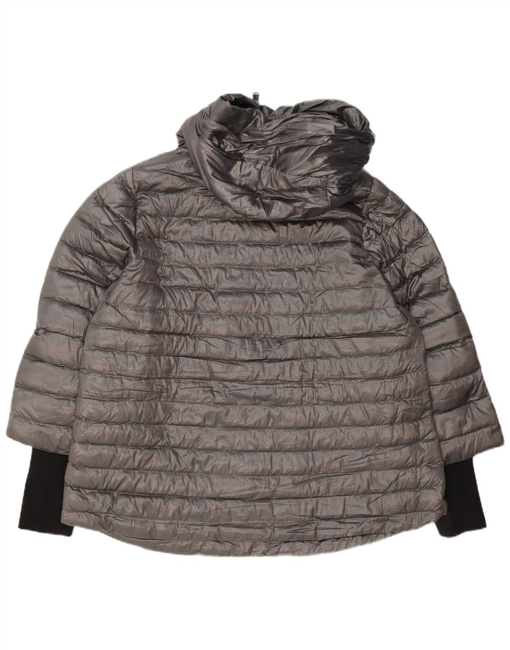 Jachetă căptușită supradimensionată pentru femei Calvin Klein UK 18 XL poliester gri