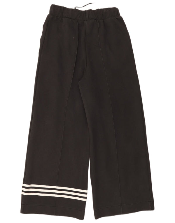 Pantaloni de trening adidas cu talie înaltă pentru femei UK 16/18 mare negru