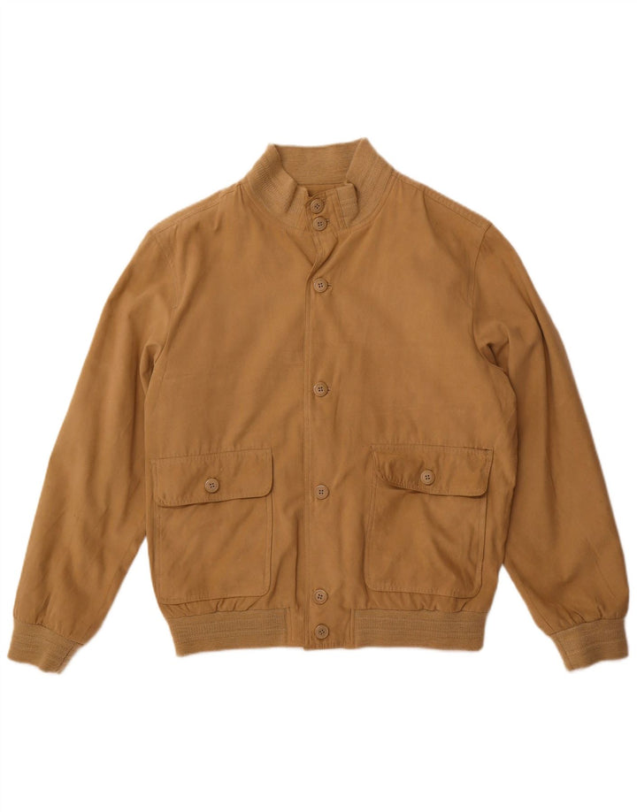 Bomber vintage pentru bărbați UK 38 Medium Bej Poliester