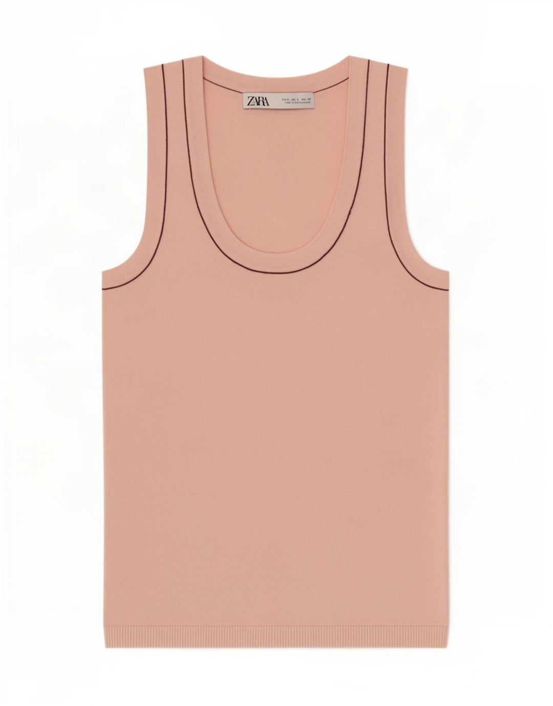 Vest Vest Top Femei Zara UK 8 Small Pink Viscose
