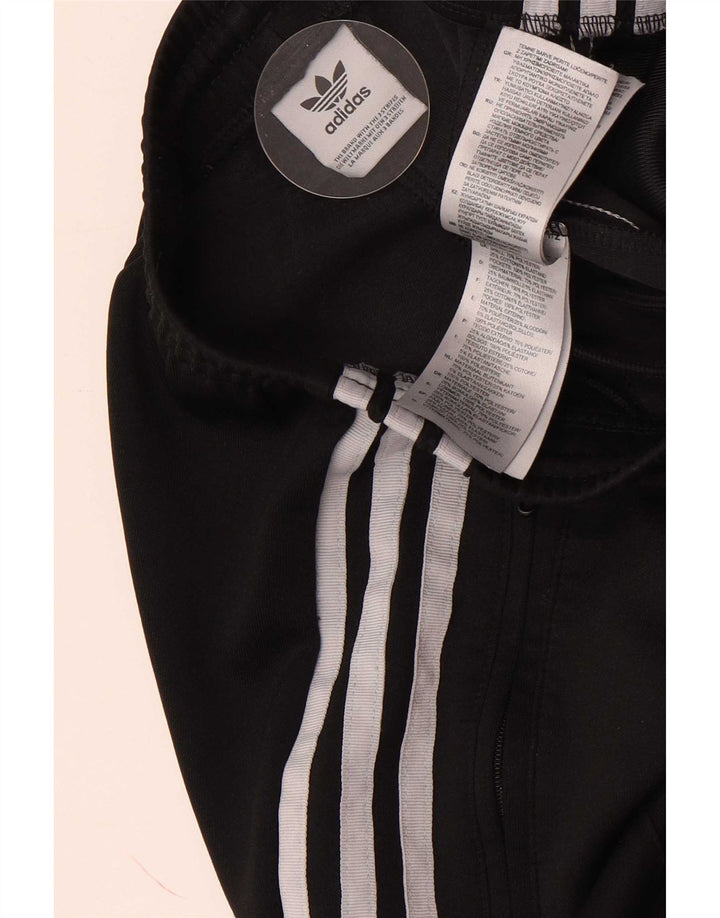 Pantaloni de trening Adidas pentru bărbați, poliester negru mic