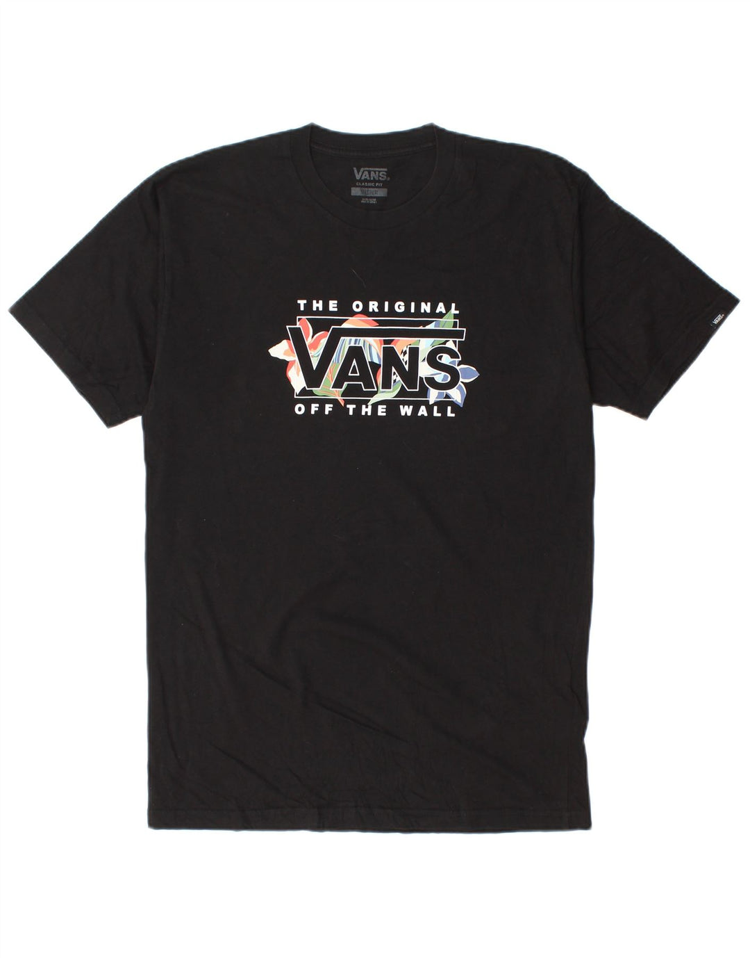 Tricou grafic Vans Classic Fit Top Bumbac mediu negru