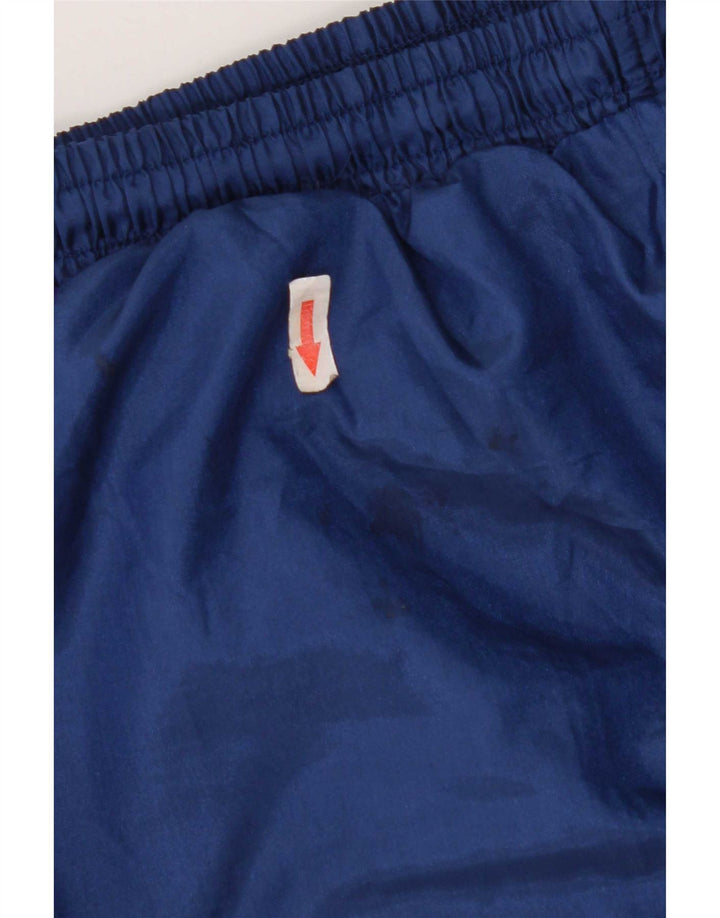Pantaloni de trening pentru bărbați vintage Pantaloni de jogging mari poliester bleumarin