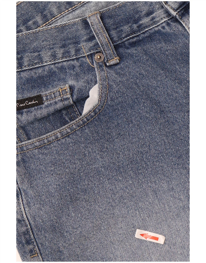 Pantaloni scurți din denim pentru bărbați Pierre Cardin, mediu W32, bumbac albastru