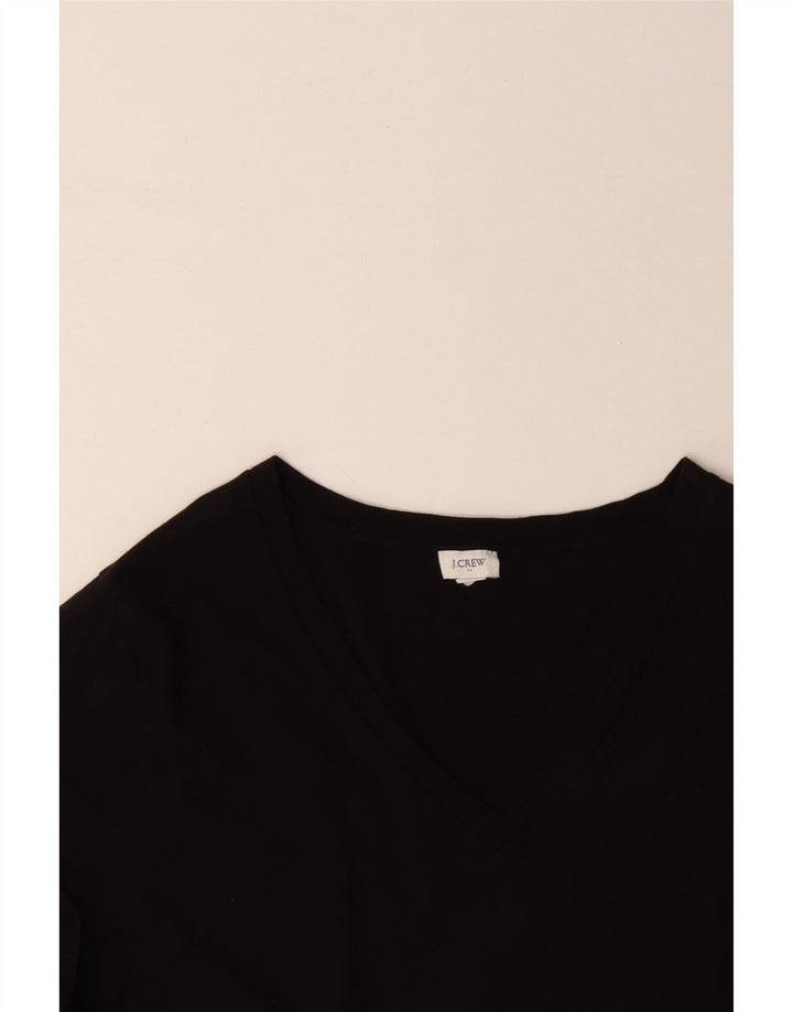 Tricou pentru femei J. Crew Top UK 16 Large Black Bumbac