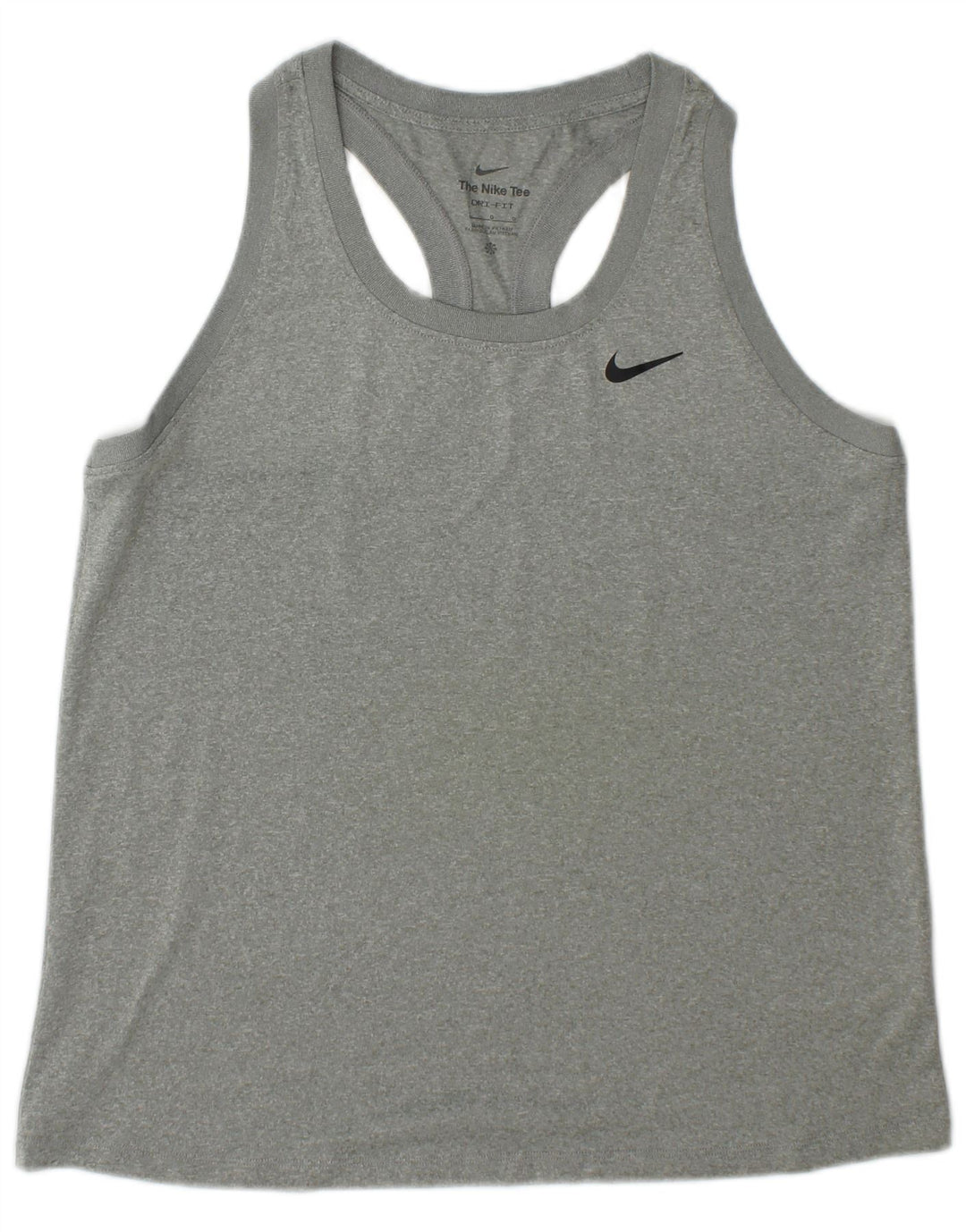 Vestă pentru bărbați Nike Dri Fit Top mare, gri, poliester