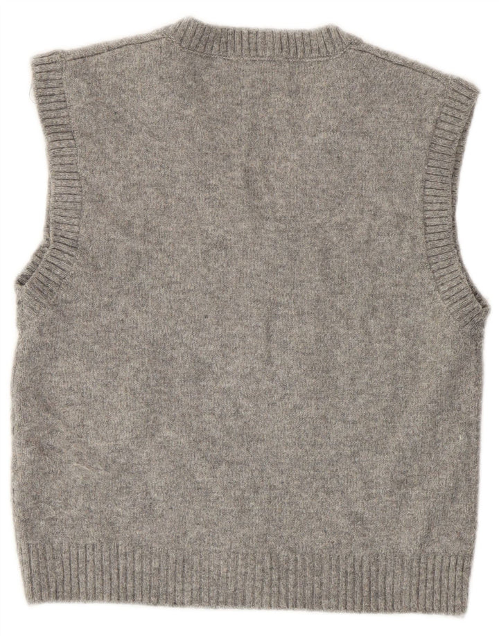 Top tanc pentru femeie Zara Crop Vest UK 10 Small Gri