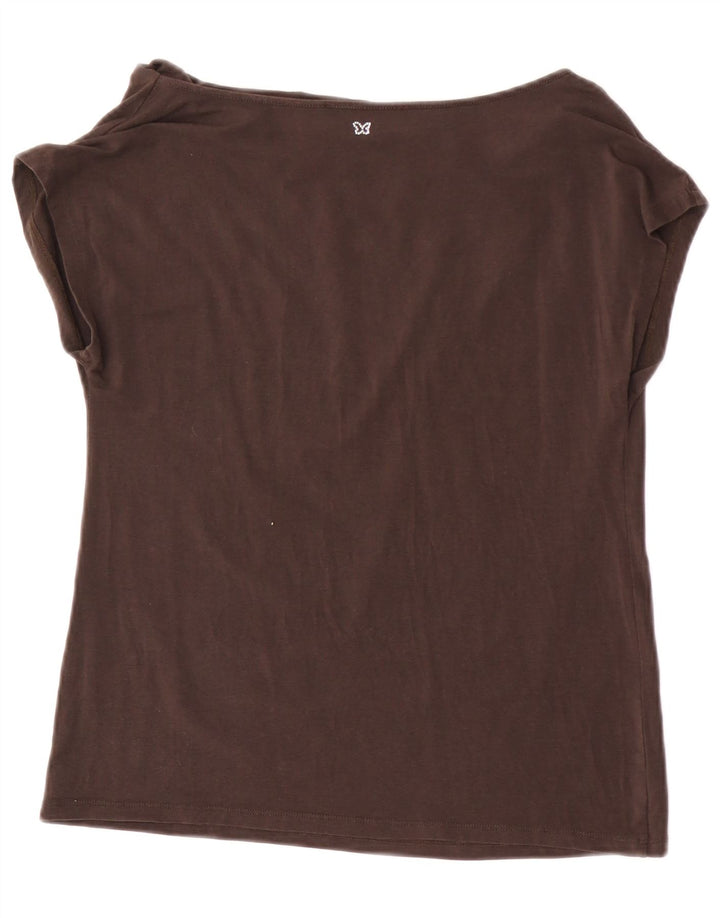 Bluză de weekend pentru femei MAX MARA Top UK 12 Maro Mediu
