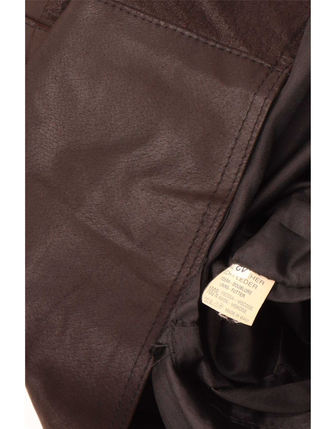 Rochie vintage din piele fără mâneci pentru femei IT 42 Medium Black